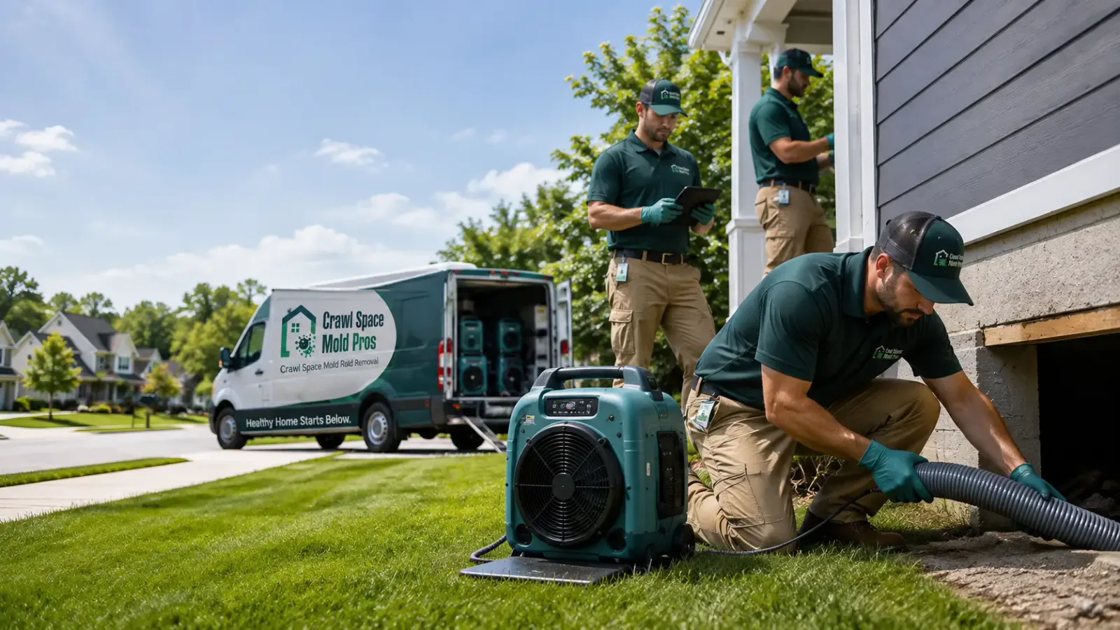 Crawl Space Mold Removal in Pequannock, NJ